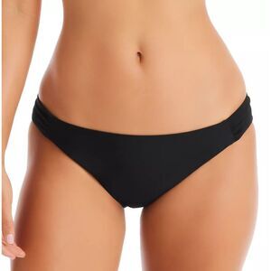 BAR III Womens Size Large Hipster Bikini Bottoms Black